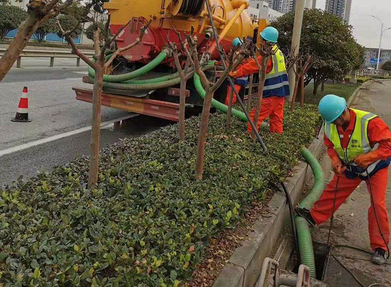 金江镇市政管道清淤